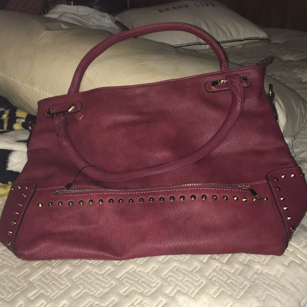 Red Genuime leather purse